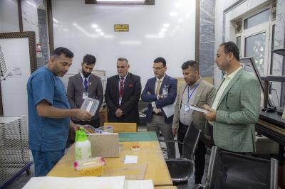 قسم الشؤون الفكرية ينظم برنامجًا لوفد من الجامعة التقنية في الموصل