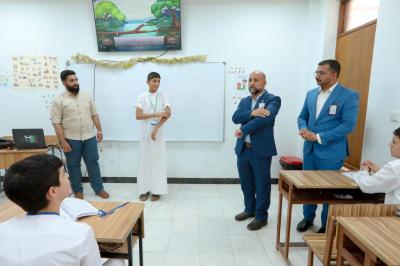 المجمع العلمي ينظم اختبارات نظرية وعملية لطلبة مشروع الدورات الصيفية