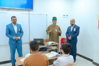 المجمع العلمي ينظم اختبارات نظرية وعملية لطلبة مشروع الدورات الصيفية