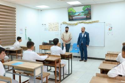 المجمع العلمي ينظم اختبارات نظرية وعملية لطلبة مشروع الدورات الصيفية