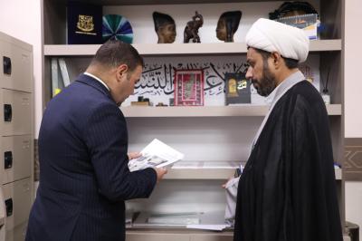 قسم الشؤون الفكريّة يبحث مع وفد وزارة الخارجية آفاق التعاون المشترك