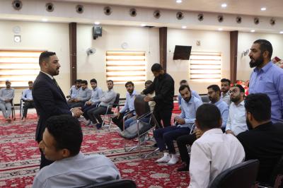قسم العلاقات ينظم ورشة تعريفية للمنتسبين الجدد