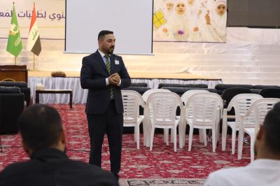 قسم العلاقات ينظم ورشة تعريفية للمنتسبين الجدد