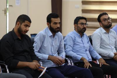 قسم العلاقات ينظم ورشة تعريفية للمنتسبين الجدد