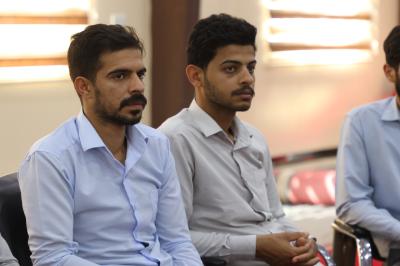 قسم العلاقات ينظم ورشة تعريفية للمنتسبين الجدد