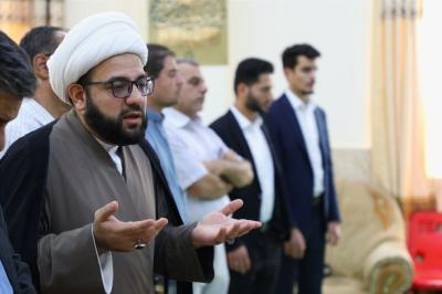 وفد المجمَع العلمي يواصل متابعة الدورات القرآنيّة الصيفيّة في صلاح الدين