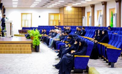 جامعة العميد تقيم مجلس عزاء بمناسبة ذكرى شهادة الإمام محمد الجواد (عليه السلام)