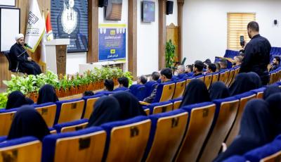 جامعة العميد تقيم مجلس عزاء بمناسبة ذكرى شهادة الإمام محمد الجواد (عليه السلام)