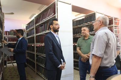 قسم الشؤون الفكريّة يرفد مكتبة جامعة بابل بعدد من إصداراته الرقميّة