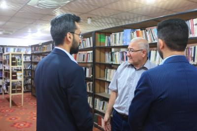 قسم الشؤون الفكريّة يرفد مكتبة جامعة بابل بعدد من إصداراته الرقميّة