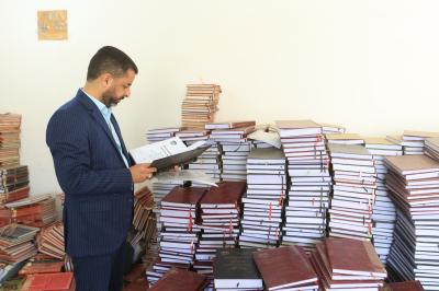 قسم الشؤون الفكريّة يرفد مكتبة جامعة بابل بعدد من إصداراته الرقميّة
