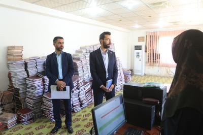 قسم الشؤون الفكريّة يرفد مكتبة جامعة بابل بعدد من إصداراته الرقميّة