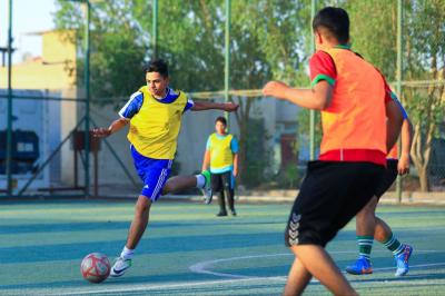 المجمع العلمي ينظم البرنامج الرياضي لطلبة مشروع أمير القراء