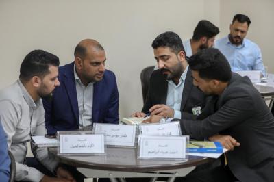 استمرار الورش التدريبية في برنامج التحسين المدرسي الخاص بمديري مجموعة العميد