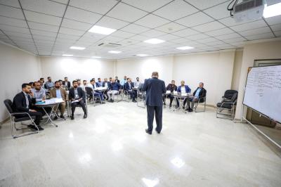 استمرار الورش التدريبية في برنامج التحسين المدرسي الخاص بمديري مجموعة العميد