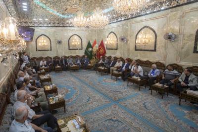 وفد اتحاد المهندسين الزراعيين العرب يطلع على مشاريع العتبة العباسية الزراعية