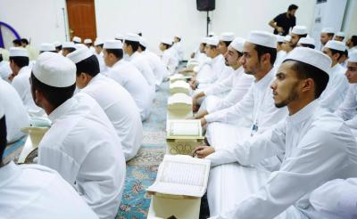 المجمع العلمي يواصل إقامة محفله القرآني الأسبوعي (عرش التلاوة)