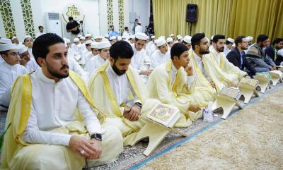 المجمع العلمي يواصل إقامة محفله القرآني الأسبوعي (عرش التلاوة)