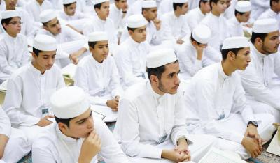 المجمع العلمي يواصل إقامة محفله القرآني الأسبوعي (عرش التلاوة)
