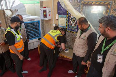 أكاديمية الكفيل: أكثر من (100) حالة تم إسعافها أثناء زيارة عاشوراء
