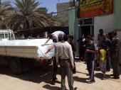 قسم الشؤون الخدمية في العتبة العباسية المقدسة جهودٌ استثنائية لتقديم الخدمات للعوائل المهجّرة..