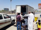 قسم الشؤون الخدمية في العتبة العباسية المقدسة جهودٌ استثنائية لتقديم الخدمات للعوائل المهجّرة..