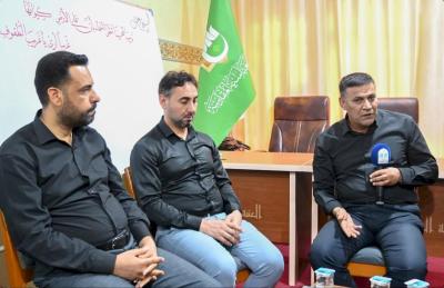 قسم شؤون المعارف يعقد جلسة حوارية عن النهضة الحسينية