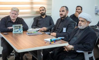 قسم التطوير يعقد اجتماعاً لمناقشة عملية رصد الخدمات الخاصة بزيارة الأربعين