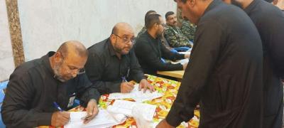 قسم الشعائر يواصل إصدار الكفالات القانونية للمواكب المشاركة في زيارة الأربعين