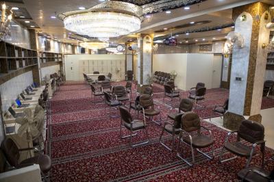 ملاكات موقع الصناعات والحرف الفنية تشرع بإنشاء المركز الإعلامي الخاص بزيارة الأربعين 
