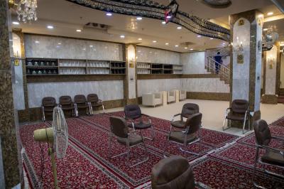 ملاكات موقع الصناعات والحرف الفنية تشرع بإنشاء المركز الإعلامي الخاص بزيارة الأربعين 