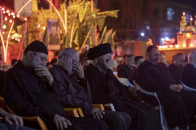 أهالي بابل ينظمون مراسيم رفع راية الإمام الحسن (عليه السلام) بذكرى استشهاده