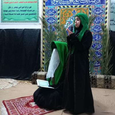 معهد القرآن الكريم النسوي يقدم عرضاً مسرحياً بذكرى استشهاد السيدة رقية (عليها السلام)