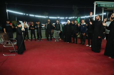 قرّاء المجمع العلمي يقيمون محافل قرآنية في طريق (يا حسين)