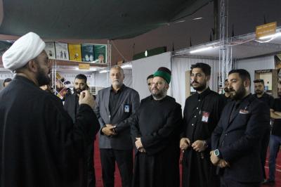 قسم الشؤون الفكريّة يفتتح خيمة نافذ البصيرة على محور نجف - كربلاء