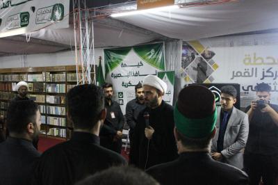 قسم الشؤون الفكريّة يفتتح خيمة نافذ البصيرة على محور نجف - كربلاء