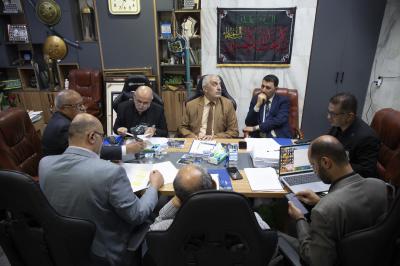 اللجان المشرِفة على مؤتمر متحف الكفيل تعقد اجتماعًا لاختيار البحوث المشاركة