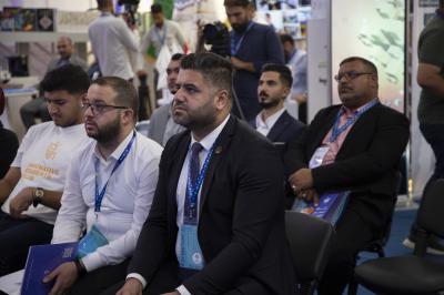 جامعة الكفيل تستعرض منصة السراج في معرض العراق للتعليم