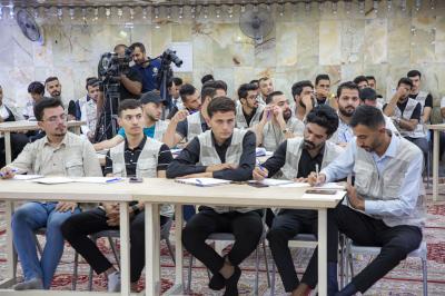 لمنسقيه.. مخيم فتية الكفيل الوطني يشهد إقامة ورشة عمل تطويرية