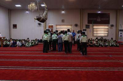 بمشاركة أكثر من (200) طالب.. قسم الشؤون الفكرية يفتتح مخيم رسول الرحمة (صلى الله عليه وآله) الكشفي
