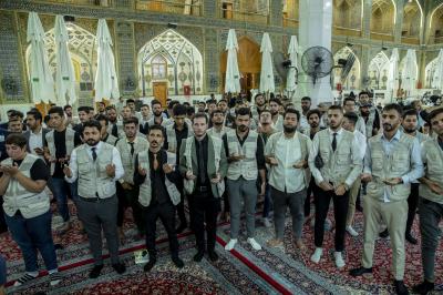 قسم العلاقات ينظم برنامجًا لمنسقي مشروع فتية الكفيل في النجف