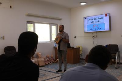 أكاديمية الكفيل للإسعاف والتدريب الطبي تستأنف دورة (في كل بيت منقذ)