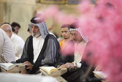 المجمع العلمي ينظّم محفل عرش التلاوة القرآني لوفد من واسط