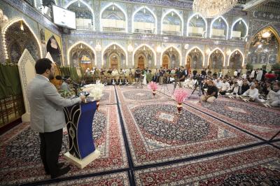المجمع العلمي ينظّم محفل عرش التلاوة القرآني لوفد من واسط