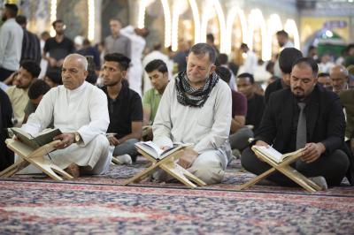 المجمع العلمي ينظّم محفل عرش التلاوة القرآني لوفد من واسط