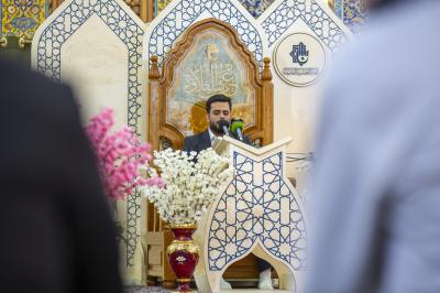 المجمع العلمي ينظّم محفل عرش التلاوة القرآني لوفد من واسط