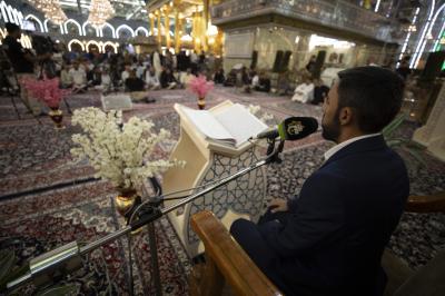 المجمع العلمي ينظّم محفل عرش التلاوة القرآني لوفد من واسط