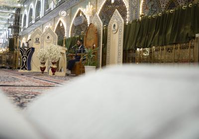 المجمع العلمي ينظّم محفل عرش التلاوة القرآني لوفد من واسط