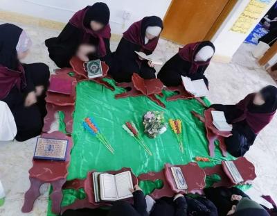 معهد القرآن الكريم النسوي يختبر حافظات الجزء الأوّل من المصحف الشريف