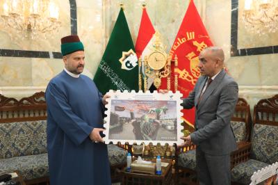 البريد العراقي يشيد بخدمات العتبة العبّاسية الثقافية المقدمة للزائرين